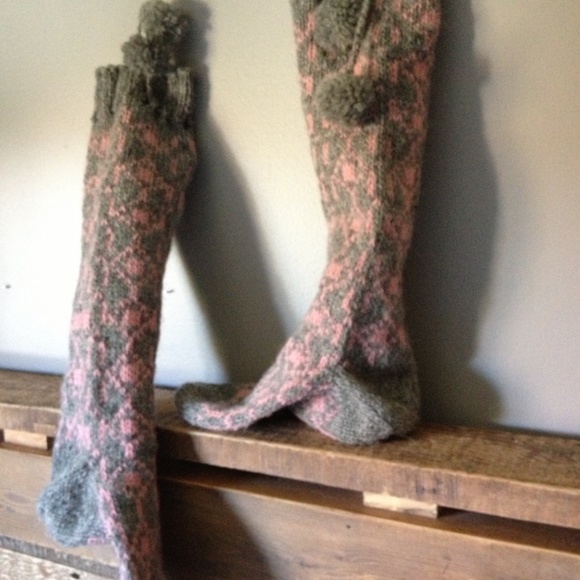 New Handmade Natural Wool Socks - Picture 1 of 2